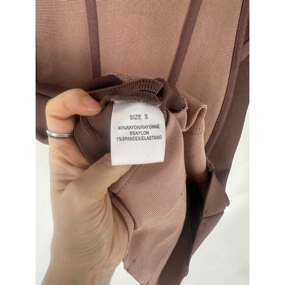 House Of CB London Bandage Bodycon Dress Women’s S Read - Picture 3 of 10